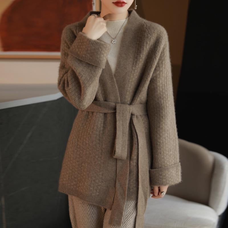 Cardigan, Long Sleeved, 100% Cashmere