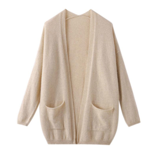 Cardigan, Long Sleeved, With Pockets, 100% Cashmere