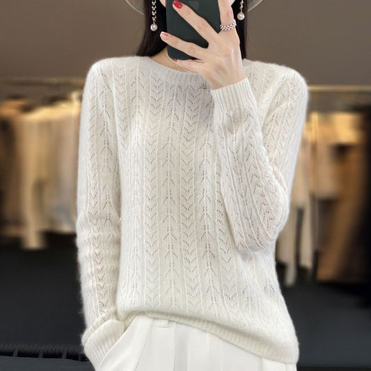 Sweater, Crew Neck, Long Sleeved, 100% Cashmere