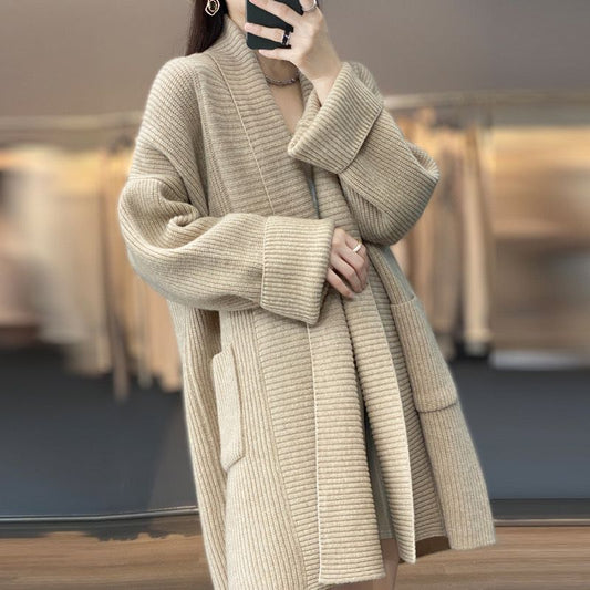 Cardigan, Long Sleeved, 100% Cashmere