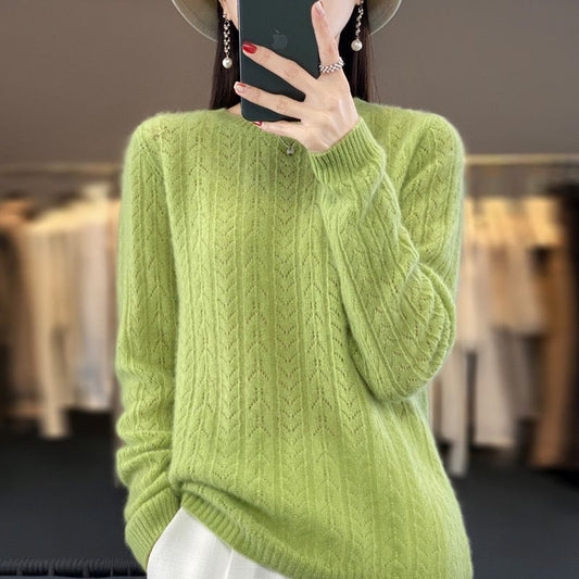 Sweater, Crew Neck, Long Sleeved, 100% Cashmere