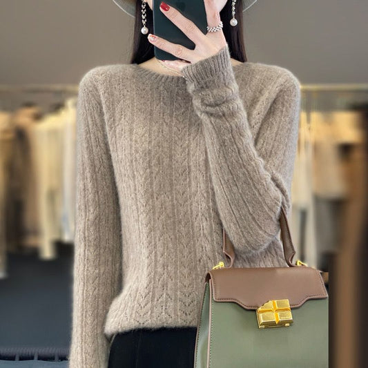 Sweater, Crew Neck, Long Sleeved, 100% Cashmere