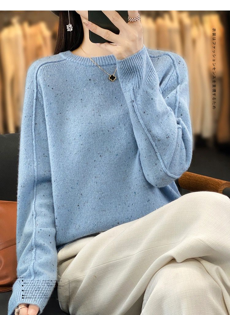 Sweater, Crew Neck, Long Sleeved, 100% Cashmere