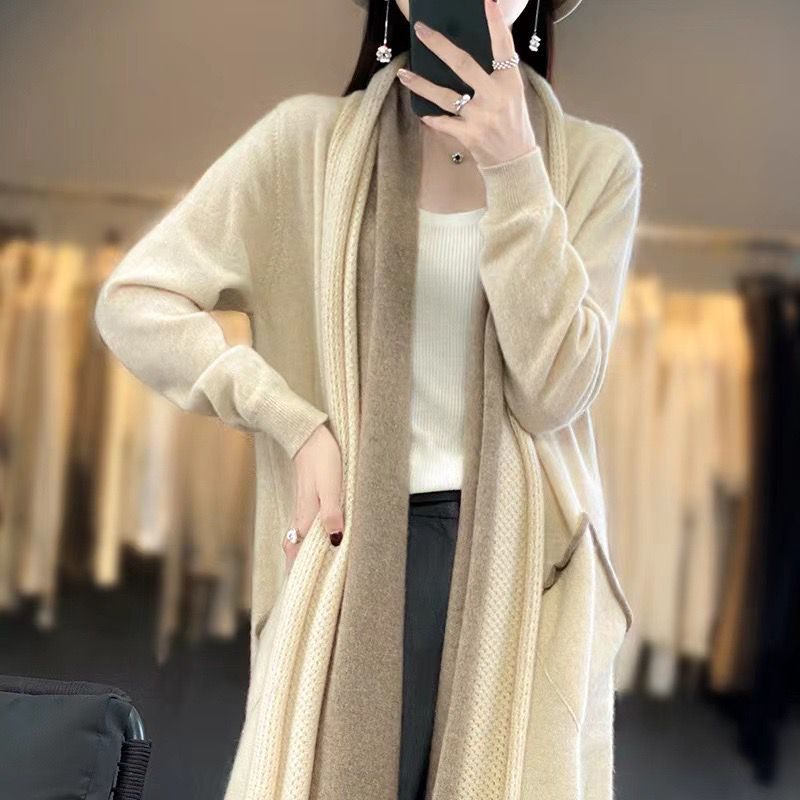 Cardigan, Long Sleeved, 100% Cashmere