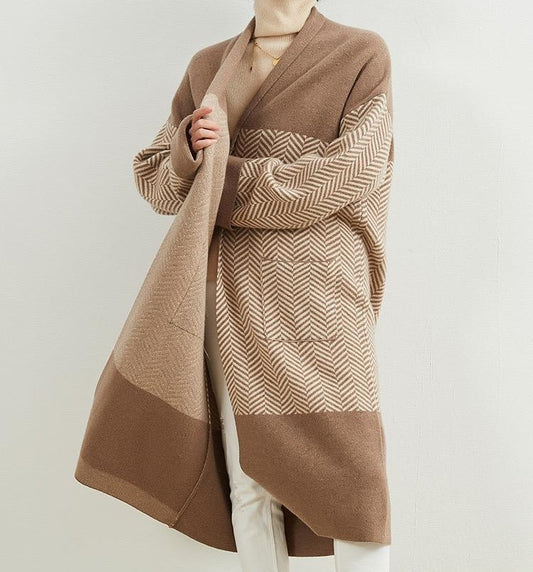 Cardigan, Long Sleeved, 100% Cashmere